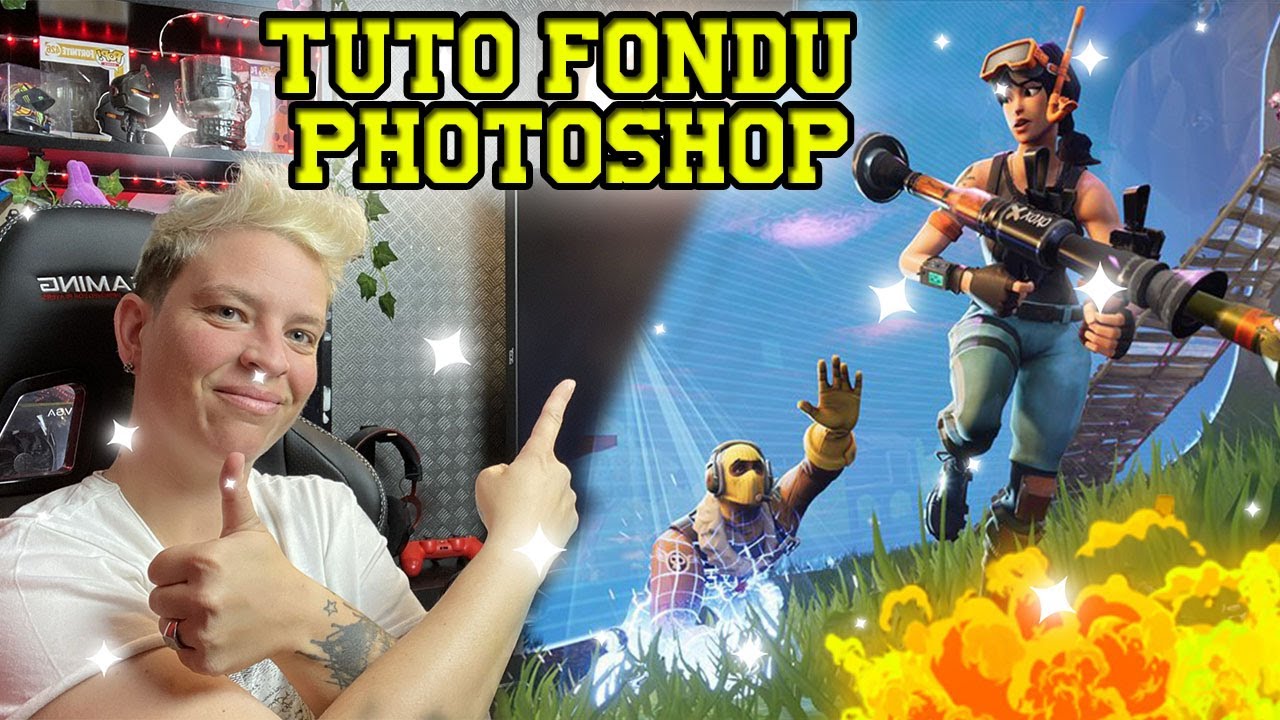 COMMENT FAIRE UN FONDU ENTRE 2 IMAGES ? TUTO PHOTOSHOP - YouTube