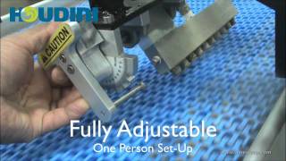 Mesh Conveyor Belt Cleaning and Sanitizing with a Dry Steam Cleaner - Houdini Jet - AmeriVap