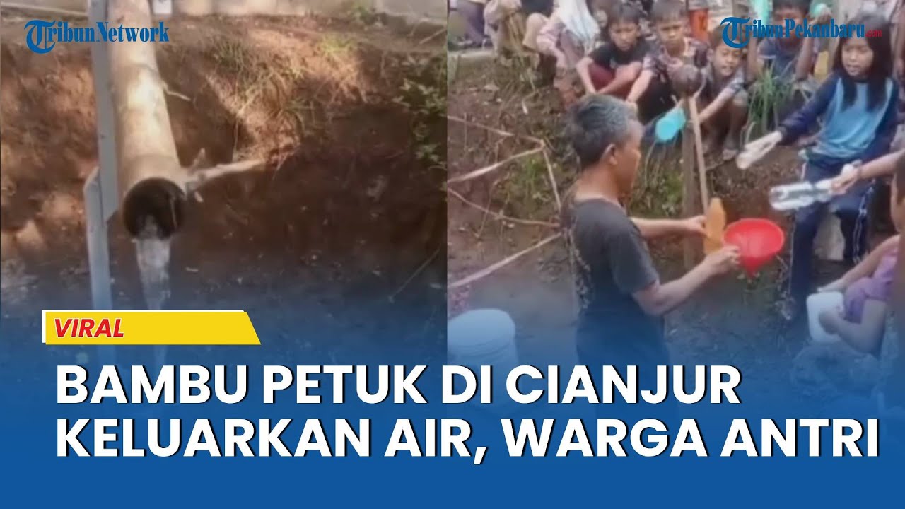 Viral Bambu Petuk di Cianjur Mengeluarkan Air Terus Menerus, Ternyata Cuma Hasil Karya Seni
