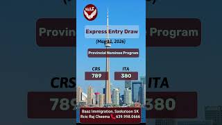 Express Entry Draw : Provincial Nominee Program|Baaz immigration|Raj Cheema|📞639.998.0666