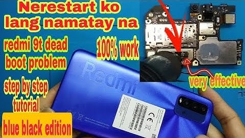 Xiaomi Redmi 9t Restart Problem |  Best tutorial for cellphone Owner | kaya mo mag isa Gawin | #DIY#