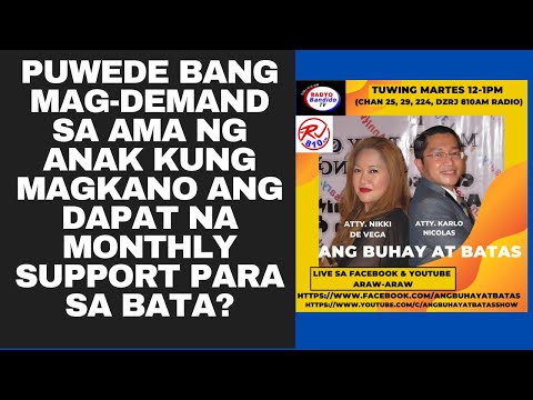 Video: Kailangan Bang Bayaran Ng Isang Ama Ang Suporta Sa Anak Kung Siya Ay Pinagkaitan Ng Mga Karapatan Ng Magulang?