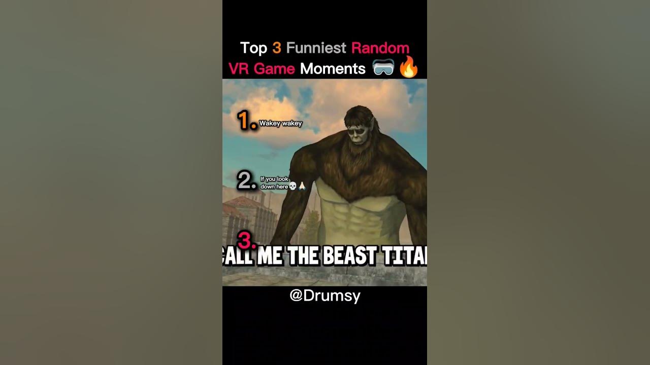 Top 3 Funniest Random VR Game Moments 🥽🔥 #funny #vr #shorts #tiktok