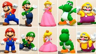 Mario Party The Top 100 - All Character Win and Lose Animations