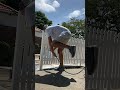 Final coat of paint using the Graco Quickshot with a fflp312 tip. #fence #paintspraying #paint