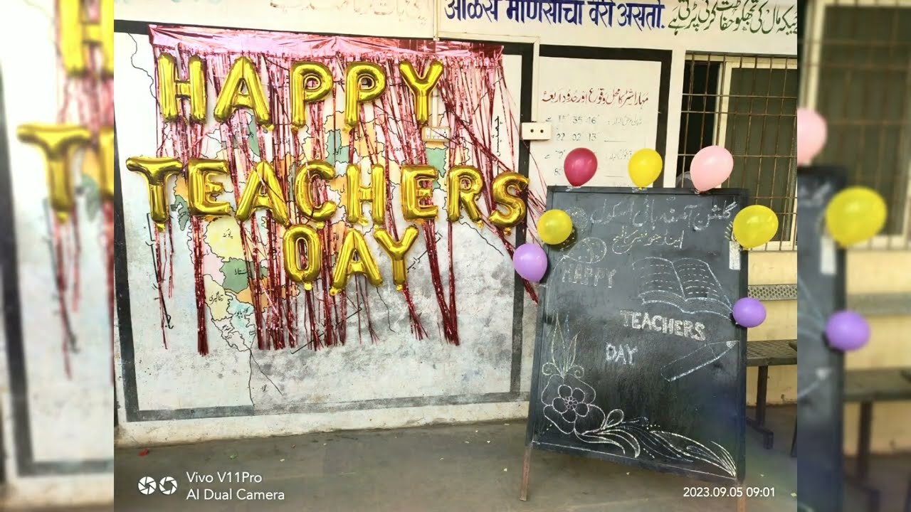 Happy Teachers Day 5th September 2023 (Gulshan e Aamna high school and Jr college, Malegaon)