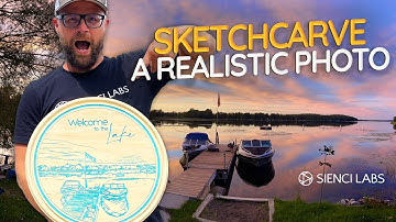 Custom CNC Photo Sign with VCarve Pro V12 Sketchcarve on LongMill | Cottage Country Sienci S2 E1