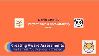 Find a Test Previously Created in Aware