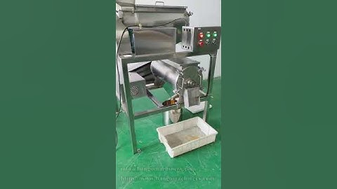 Double Stage Fruit Pulping Machine Mango Pulper #fruitpulpingmachine #mangopulper #fruitpulper