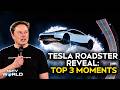 Tesla Roadster Unveiled: Top Moments Of Elon Musk's New Flying Car