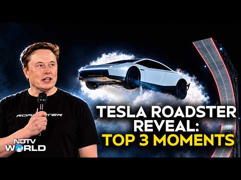 Tesla Roadster Unveiled: Top Moments Of Elon Musk's New Flying Car
