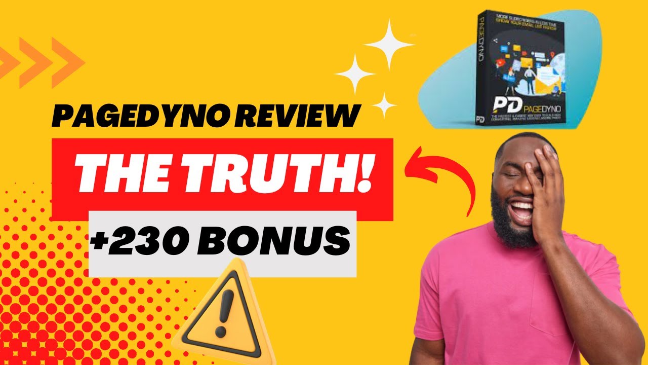 PageDyno Review | PageDyno Scam | DOES IT WORK?  | PageDyno Reviews |  PageDyno bonus
