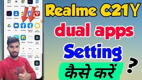 Realme C21Y mein dual apps setting kaise enable kare | how to create dual app in Realme c21y