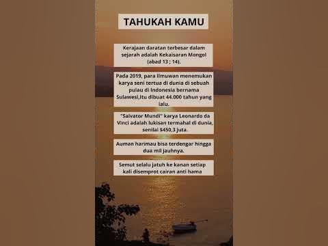 Tahukah kamu..?? fakta dunia l fakta unik #short - YouTube