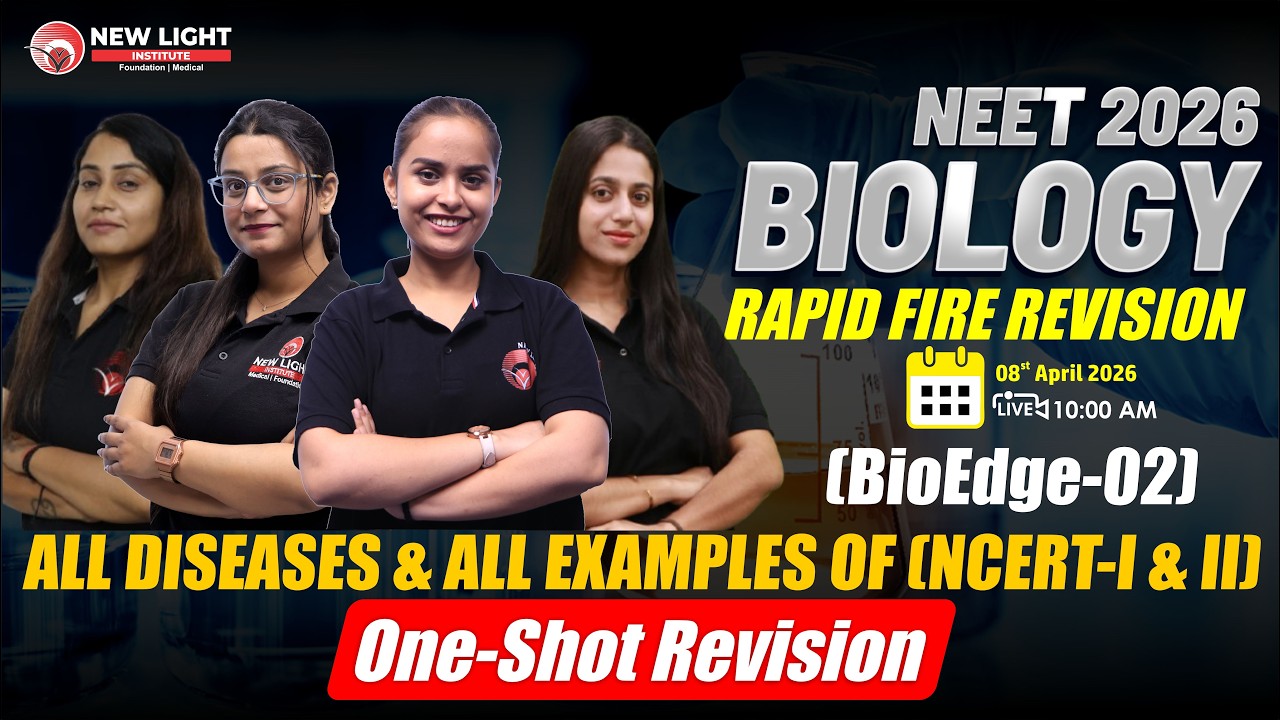 🔴 BIOLOGY NEET 2026 | RAPID FIRE REVISION (BioEdge-02) ALL EXAMPLE ...