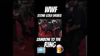 Famous #wwf / #wwe Stone Cold drives a #zamboni to the ring. #wrestling #entertainment #ring #tv #shorts Wealth