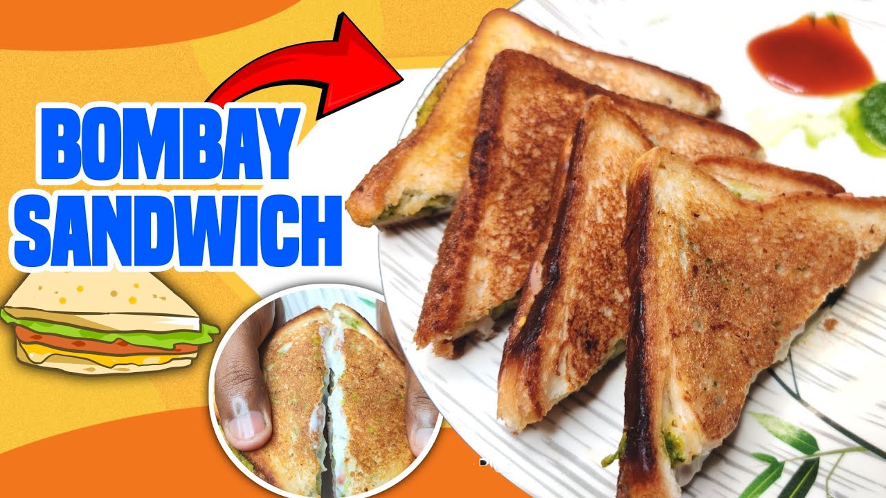 Bombay Style Veg Cheese Sandwich🥪 Sandwich Recipe Sandwich Maker