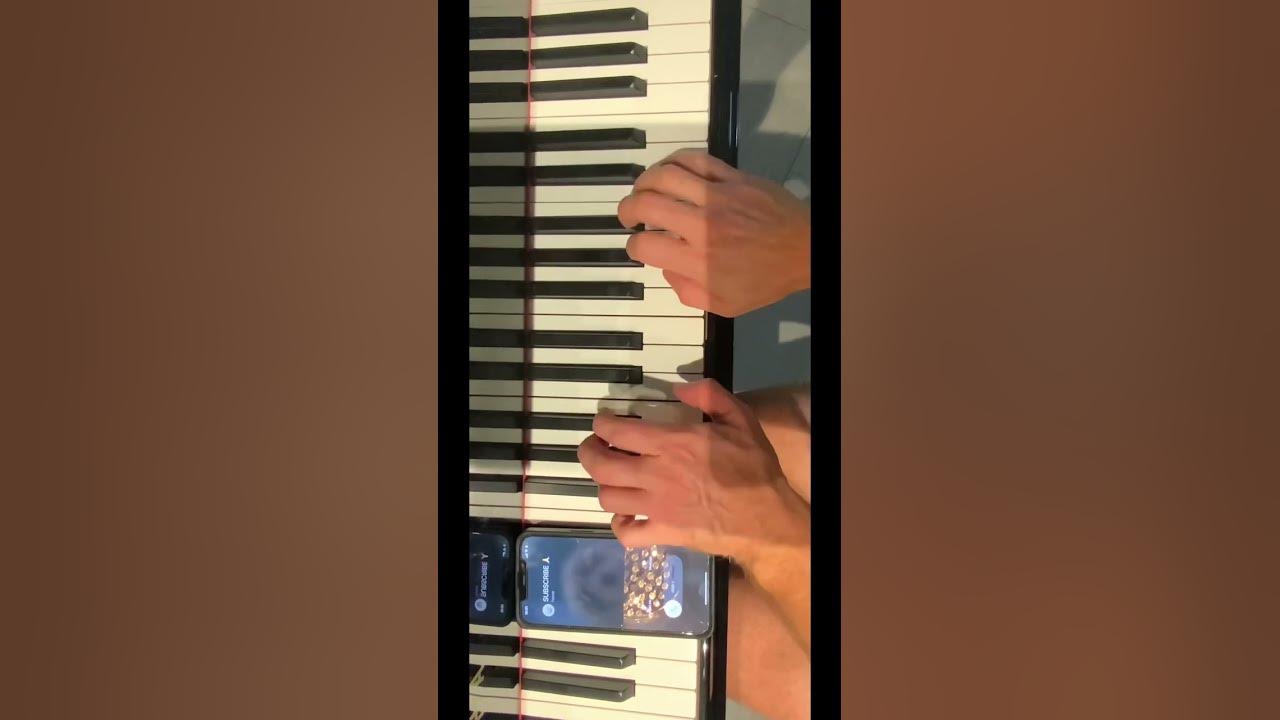 IPHONE MARIMBA RINGTONE ON PIANO - IPHONE PIANO COVER