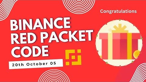 Red Packet Code In Binance Today || Binance Red Packet Code 20th October 2025.