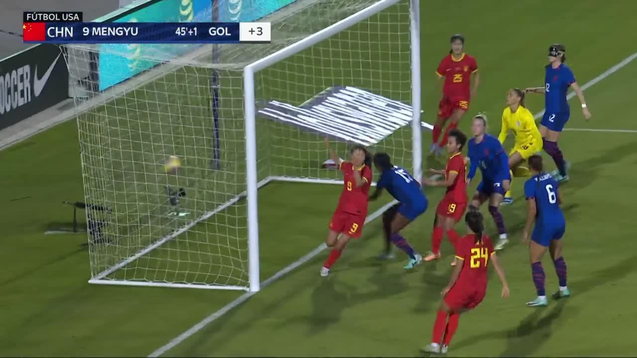 USWNT vs. China | Gol de Mengyu Shen - 5 de Diciembre, 2023