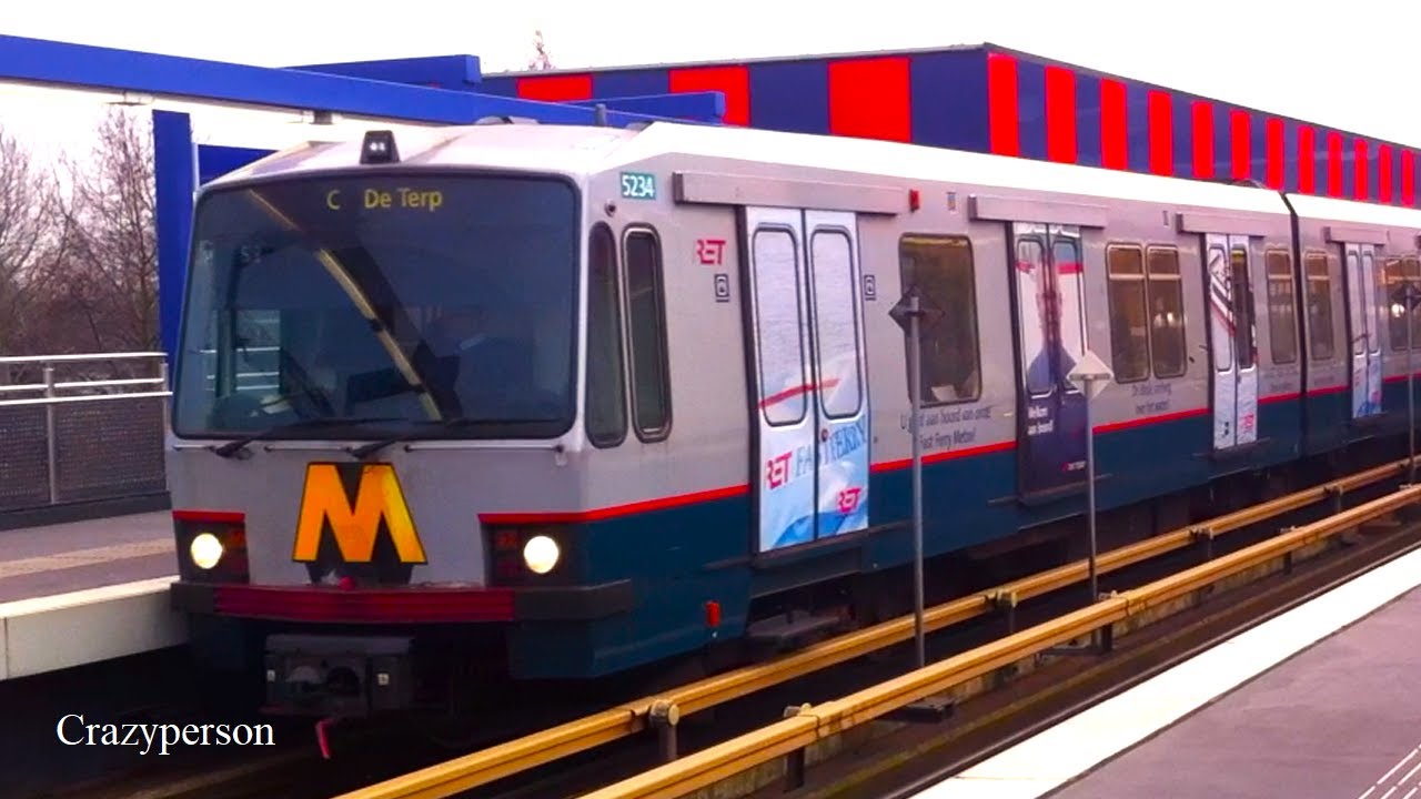 OUDE RET Metro Rotterdam (Düwag SG2 Type T) in Jan. 2014