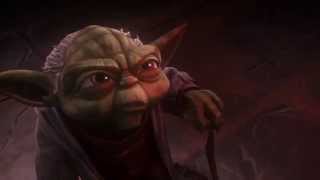 Star Wars: The Clone Wars - Yoda & Darth Bane's ghost [1080p]