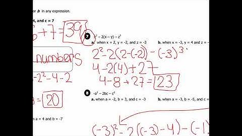 1.1 Evaluate Expressions/1.2 Order of Operations