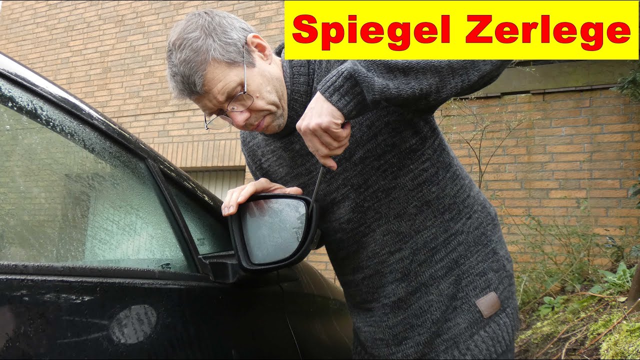 Spiegel zerlegen Temperatursensor Außentemperatur Renault Zoe