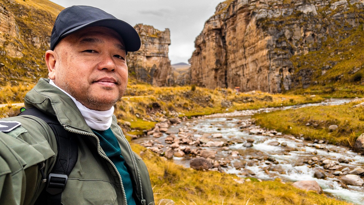CAMINO a JAUJA encontre este HERMOSO CAÑÓN ⛰️🚶🌳