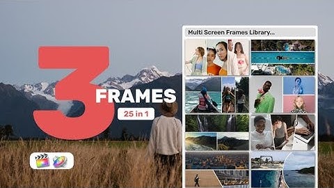 Top Apple Motion Projects: Multi Screen Frames Library - 3 Frames