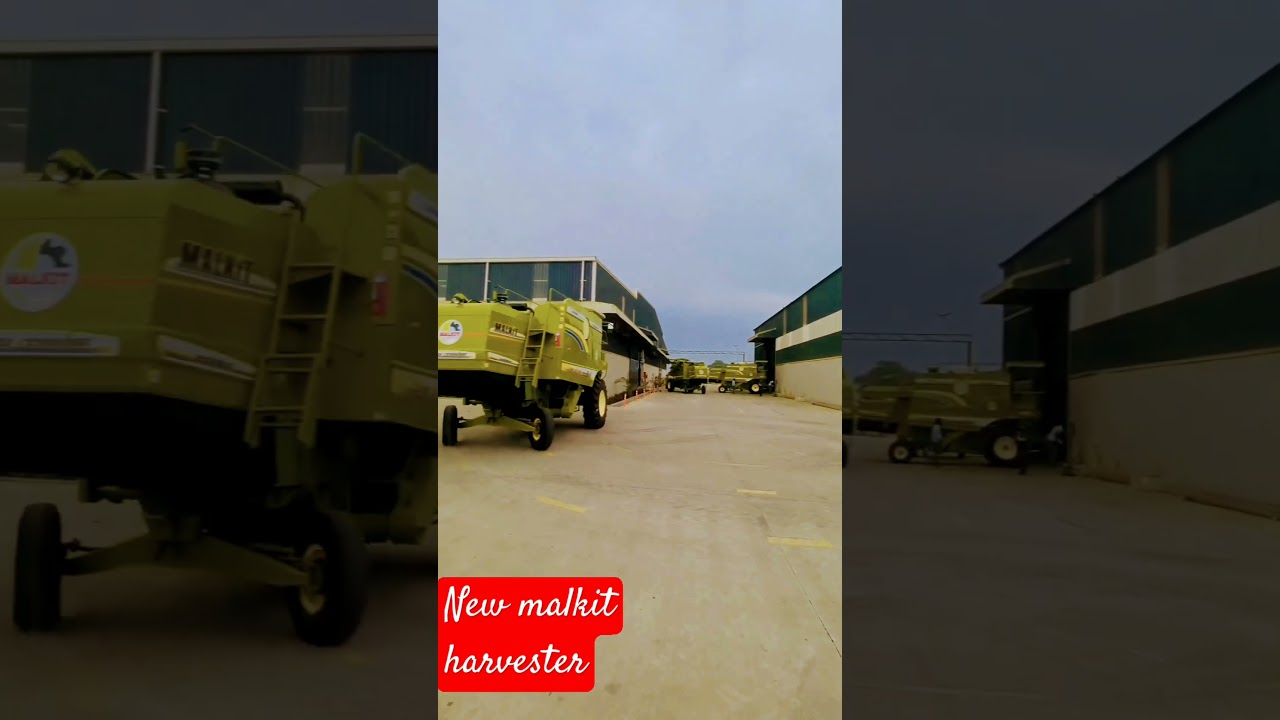 new malkit997 harvester India Punjab malkit harvester showroom