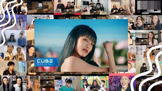 여자아이들Gi-Dle - 퀸카 Queencard Official Music Video Reaction Mashup