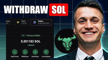 How To Withdraw SOL From BullX Wallet | Updated Method