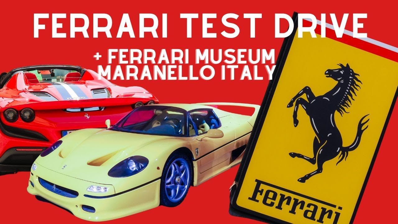 Visiting the Ferrari Museum and Taking a Ferrari Test Drive in Maranello Italy