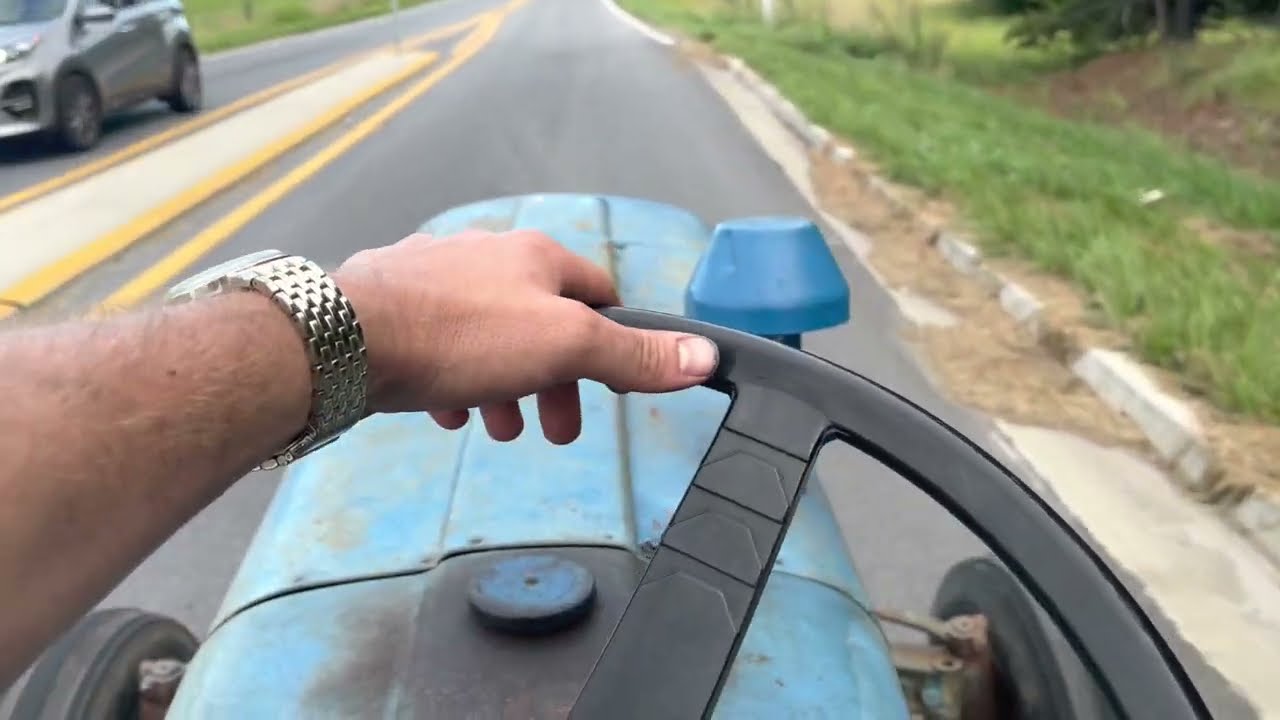 Super Dexta tractor ride and work