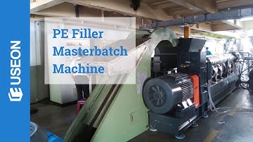 PE Base Filler Masterbatch Machine, Kneader 75L + single screw extruder TDD150 - USEON