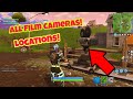 ALL FILM CAMERAS LOCATIONS FORTNITE (DANCE IN FRONT OF DIFFERENT FILM CAMERAS)