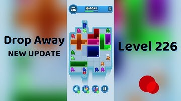 Drop Away Level 226 Walkthrough - NEW UPDATE | Step-by-Step Guide 🧠 | SolutionGuruji