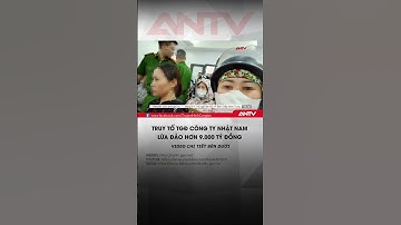 Truy tố Tổng Giám đốc Công ty Nhật Nam lừa đảo hơn 9.000 tỷ đồng #antv #shorts #thoisu #luadao