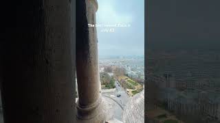 Is this the best view of Paris?!?👀✈️ #parisfrance #travelvlog