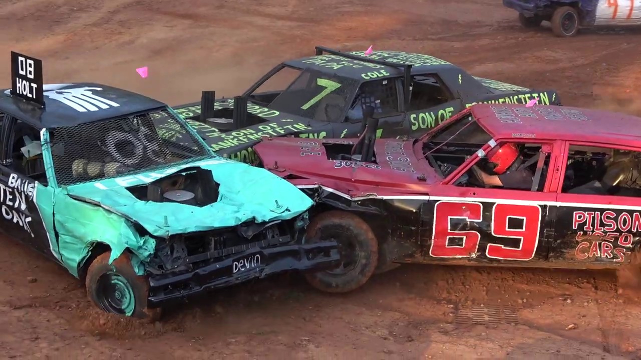 Patrick County Demolition Derby 51819/Heat 1(8 cylinders) With 1st person view YouTube