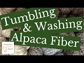 Tumbling & Washing Alpaca Fiber (Fleece)