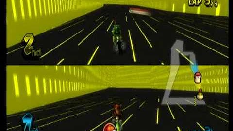 Mario Kart Wii Custom Tracks 2 Player Gameplay