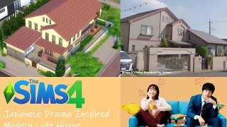 Japanese Drama Inspired Loft House | The Sims 4 | Speed Build &amp; Tour