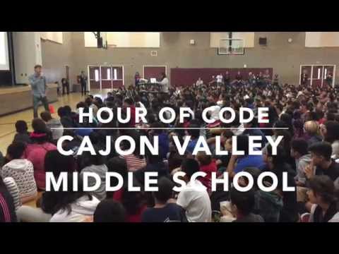 Cajon Valley Middle School Hour Of Code