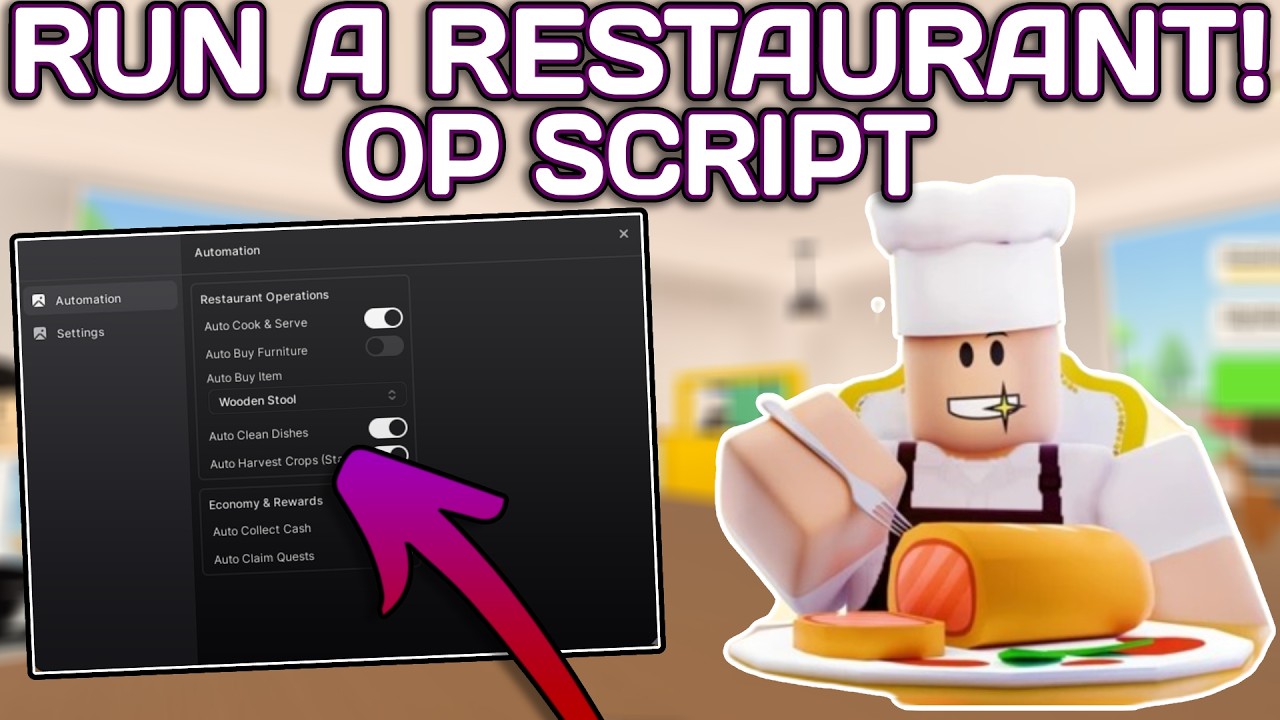 [NEW] Run a Restaurant! 🧑‍🍳 OP Script (2025) PASTEBIN - Auto Cook ...