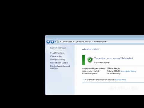 WINDOWS 7: ACTUALIZAR SISTEMA OPERATIVO WINDOWS UPDATE