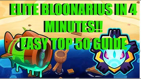 BTD6 (Ranked) Elite Bloonarius - Elite In 4 Minutes Easy Top 50 Setup w/commentary - Off The Coast