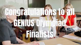 Congratulations to all GENIUS Olympiad Finalists