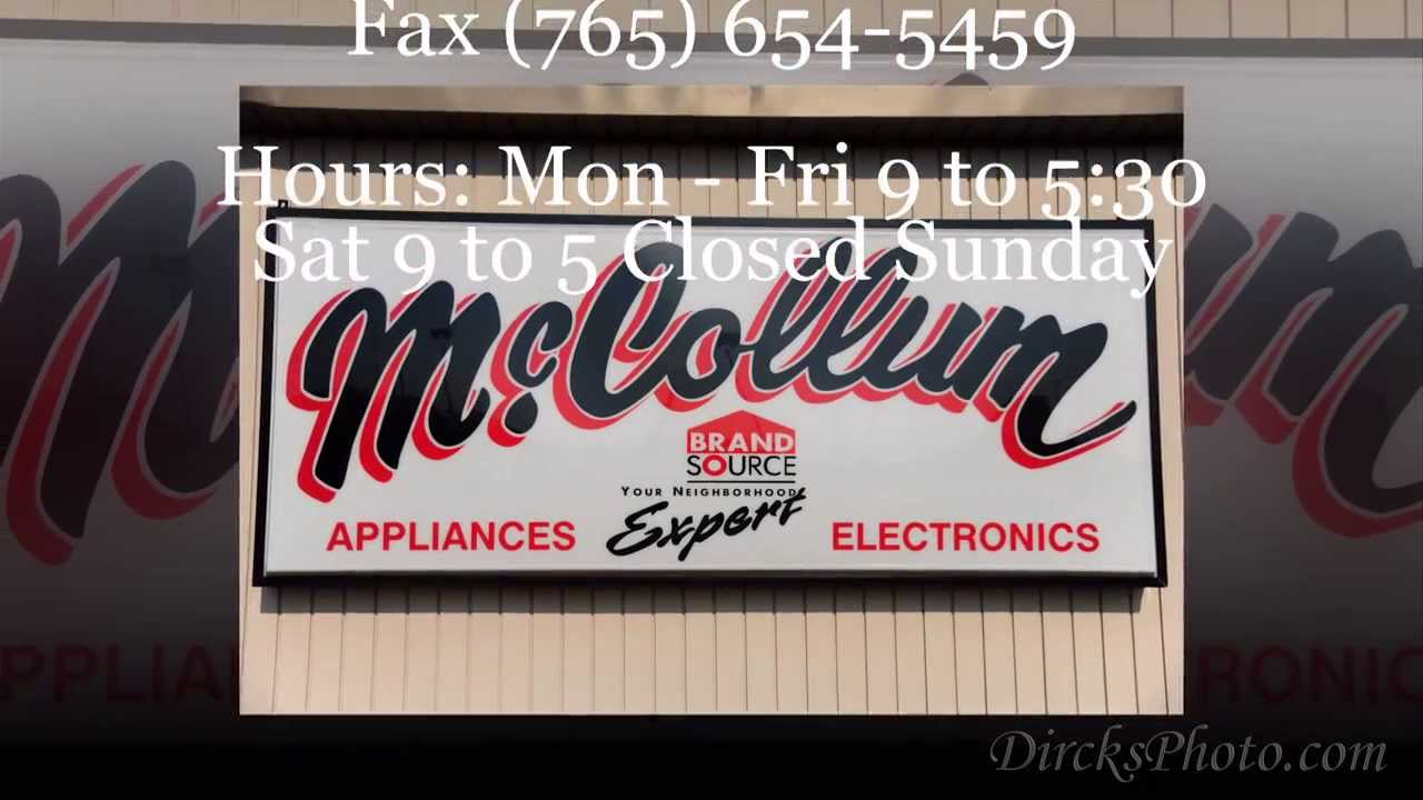 08 26 2013 McCollum TV, Appliances, & New Furniture Center Frankfort ...